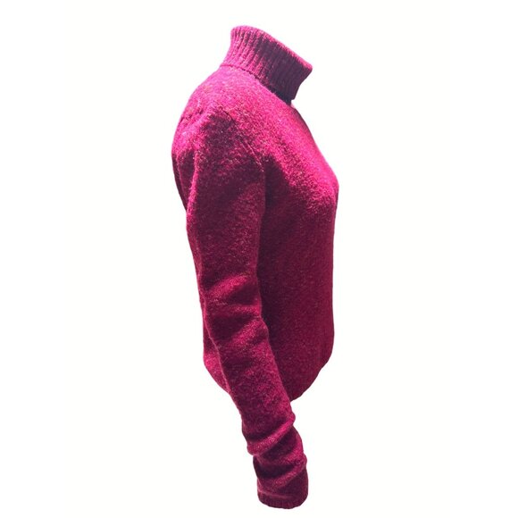 Cool Times Juniors XL Red Knit Turtleneck Sweater Cozy & Stylish - Picture 4 of 8